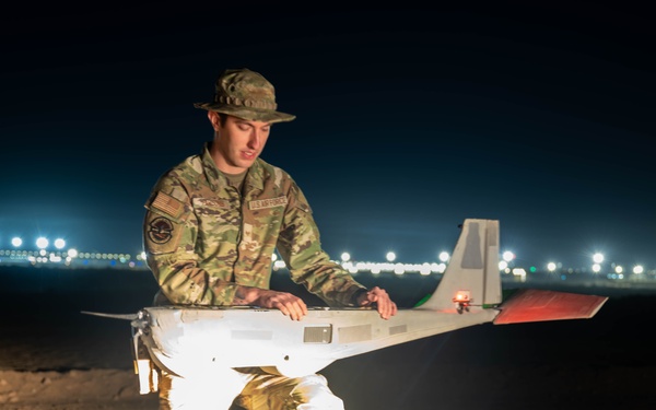 332nd ESFS Electronic Warfare division conducts night flights