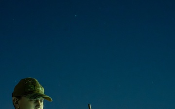 332nd ESFS Electronic Warfare division conducts night flights