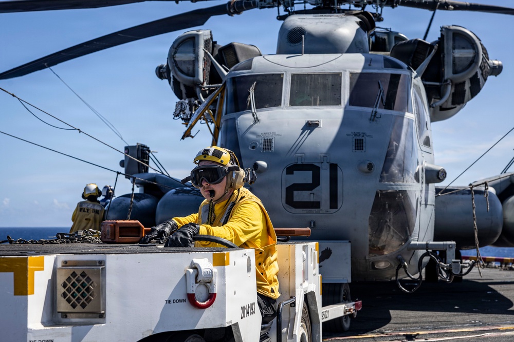 USS Iwo Jima Conducts Flight Operations