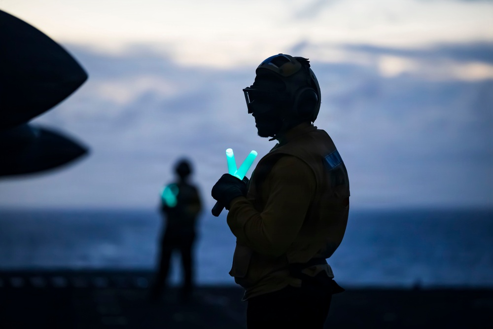 USS Iwo Jima Conducts Flight Operations