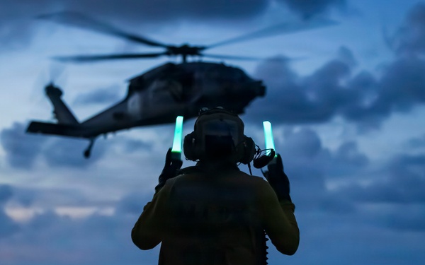 USS Iwo Jima Conducts Flight Operations