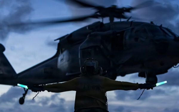 USS Iwo Jima Conducts Flight Operations