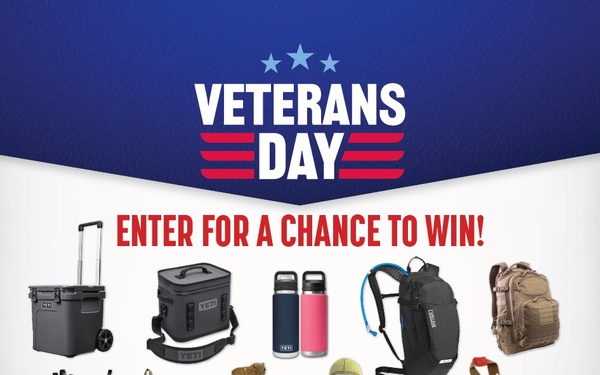 $6,500+ in Prizes Up for Grabs in Veterans Day Sweepstakes