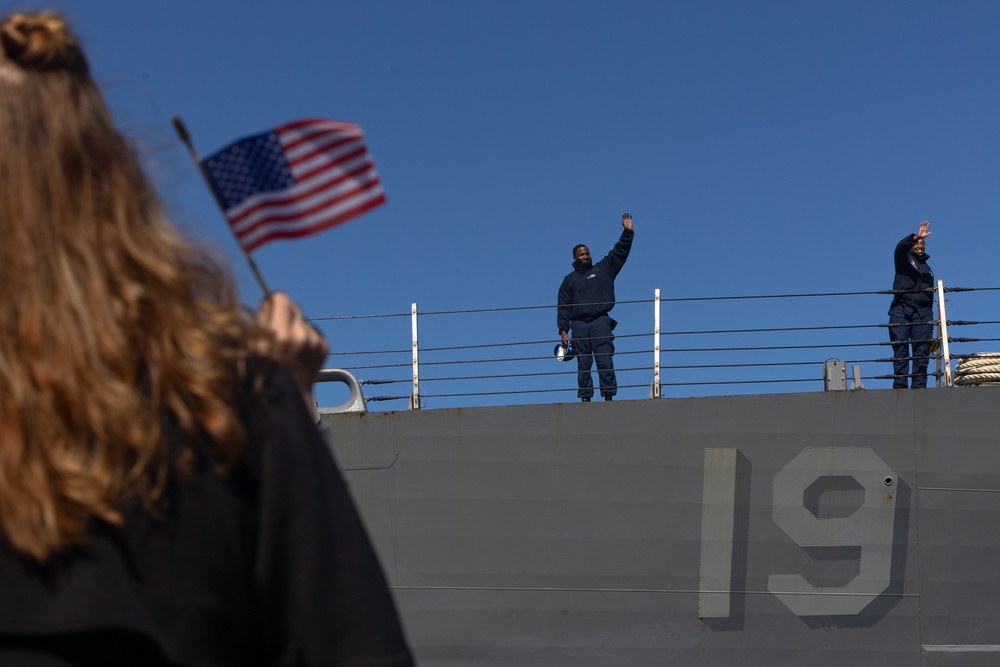 USS St. Louis (LCS 19) Returns to Naval Station (NAVSTA) Mayport