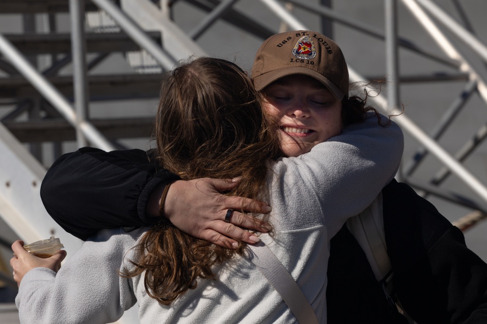 USS St. Louis (LCS 19) Returns to Naval Station (NAVSTA) Mayport