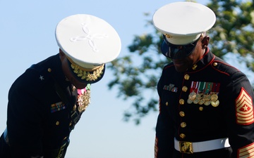 MCRD San Diego Conducts Wreath-Laying Ceremony at 9th SMMC Gravesite