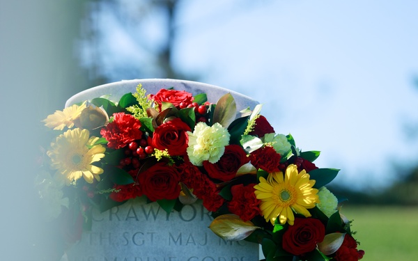 MCRD San Diego Conducts Wreath-Laying Ceremony at 9th SMMC Gravesite