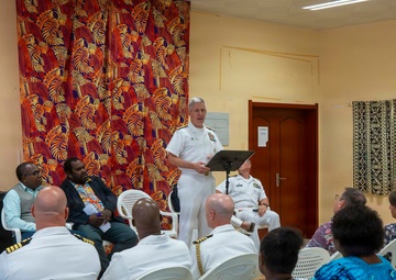Adm. Steve Koehler, commander, U.S. Pacific Fleet, visits Vanuatu