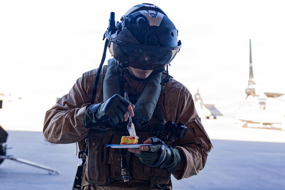 11th MEU Marines celebrate 250th Marine Corps birthday during RUT