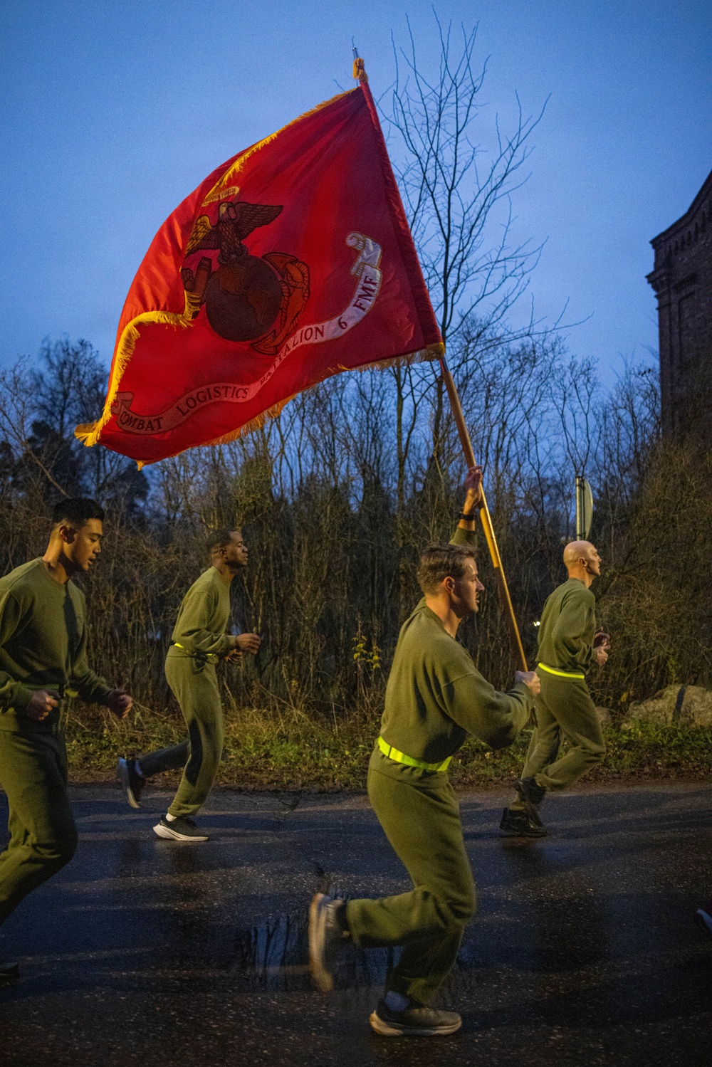 CLB-6 celebrates the Marine Corps’ 250th birthday with motivational run