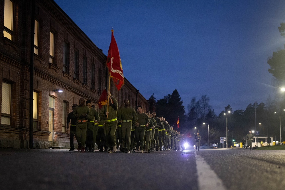 CLB-6 celebrates the Marine Corps’ 250th birthday with motivational run
