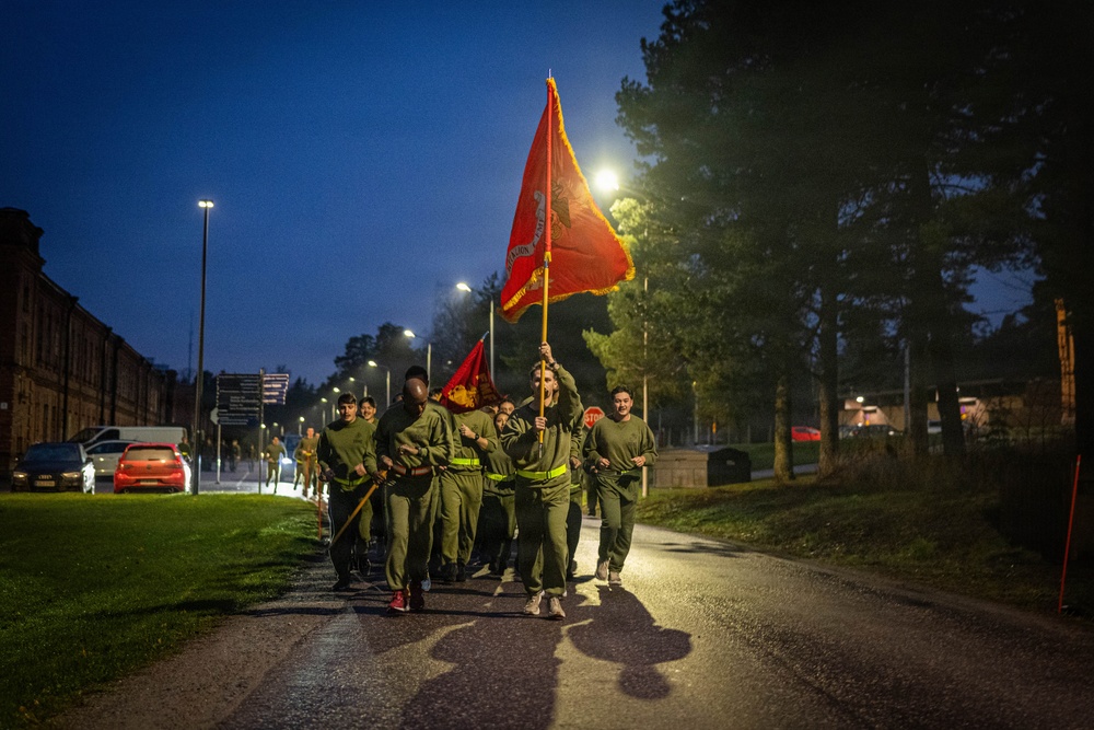 CLB-6 celebrates the Marine Corps’ 250th birthday with motivational run