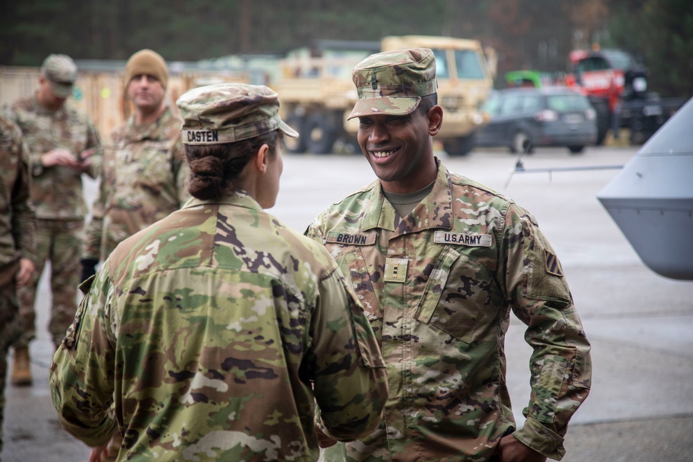CW2 Brown promotion and reenlistment