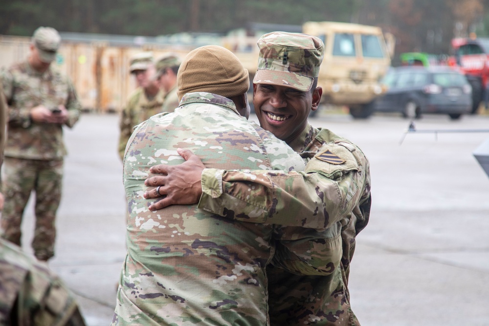 CW2 Brown promotion and reenlistment