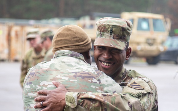 CW2 Brown promotion and reenlistment