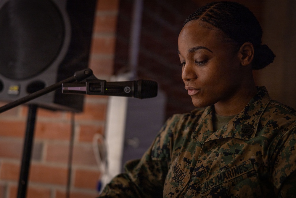 Marines and Sailors celebrate the U.S. Marine Corps 250th birthday