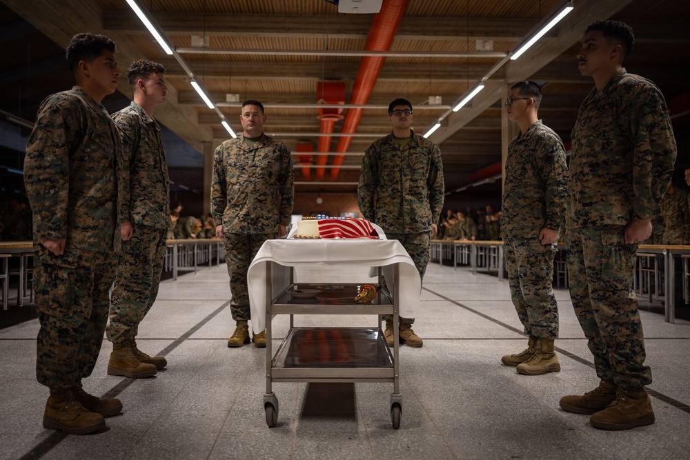 Marines and Sailors celebrate the U.S. Marine Corps 250th birthday