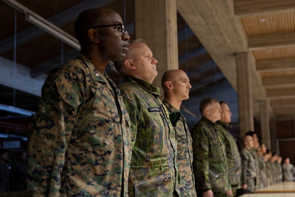 Marines and Sailors celebrate the U.S. Marine Corps 250th birthday