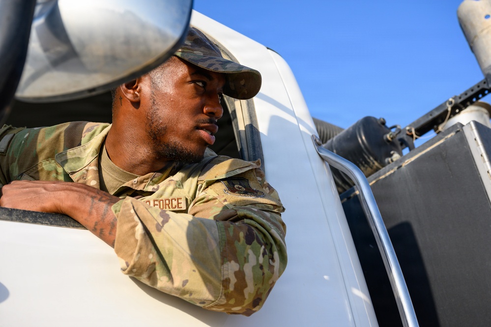 Keeping the mission flowing: WFSM Airmen tackle grease trap maintenance