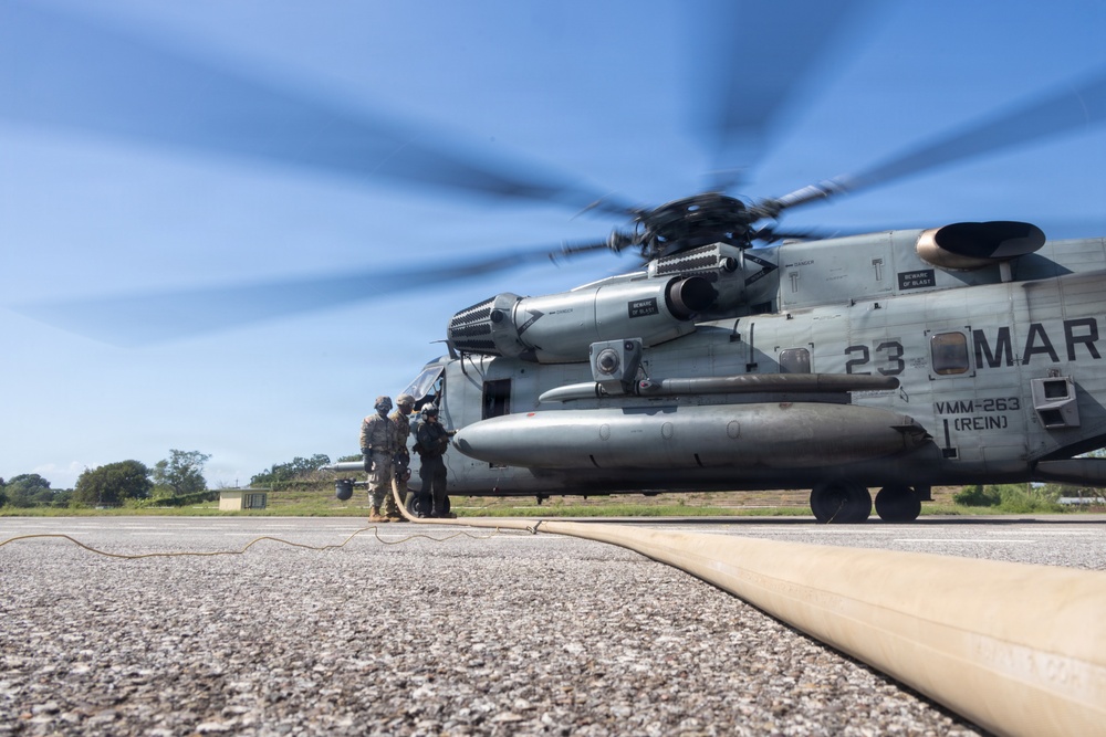 22nd MEU(SOC) | JTF-B Delivers Food and Water