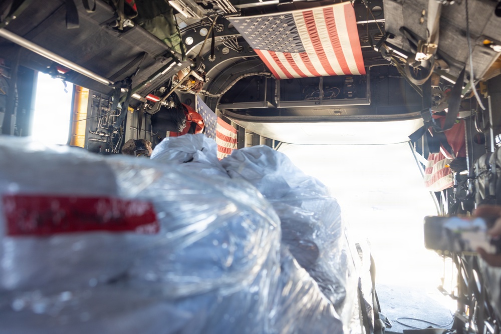 22nd MEU(SOC) | JTF-B Delivers Food and Water