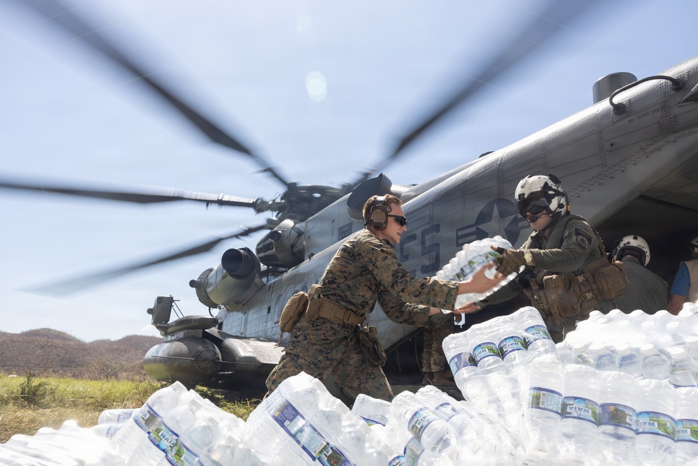 22nd MEU(SOC) | JTF-B Delivers Food and Water