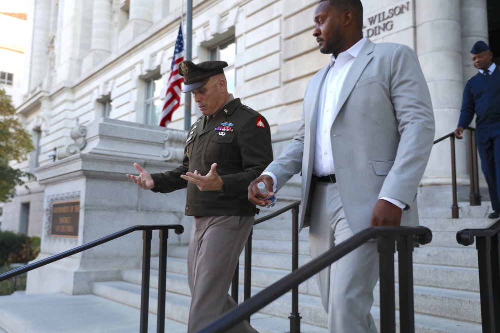 D.C. National Guard Joins Mayor Muriel Bowser in Honoring Veterans Serving the District