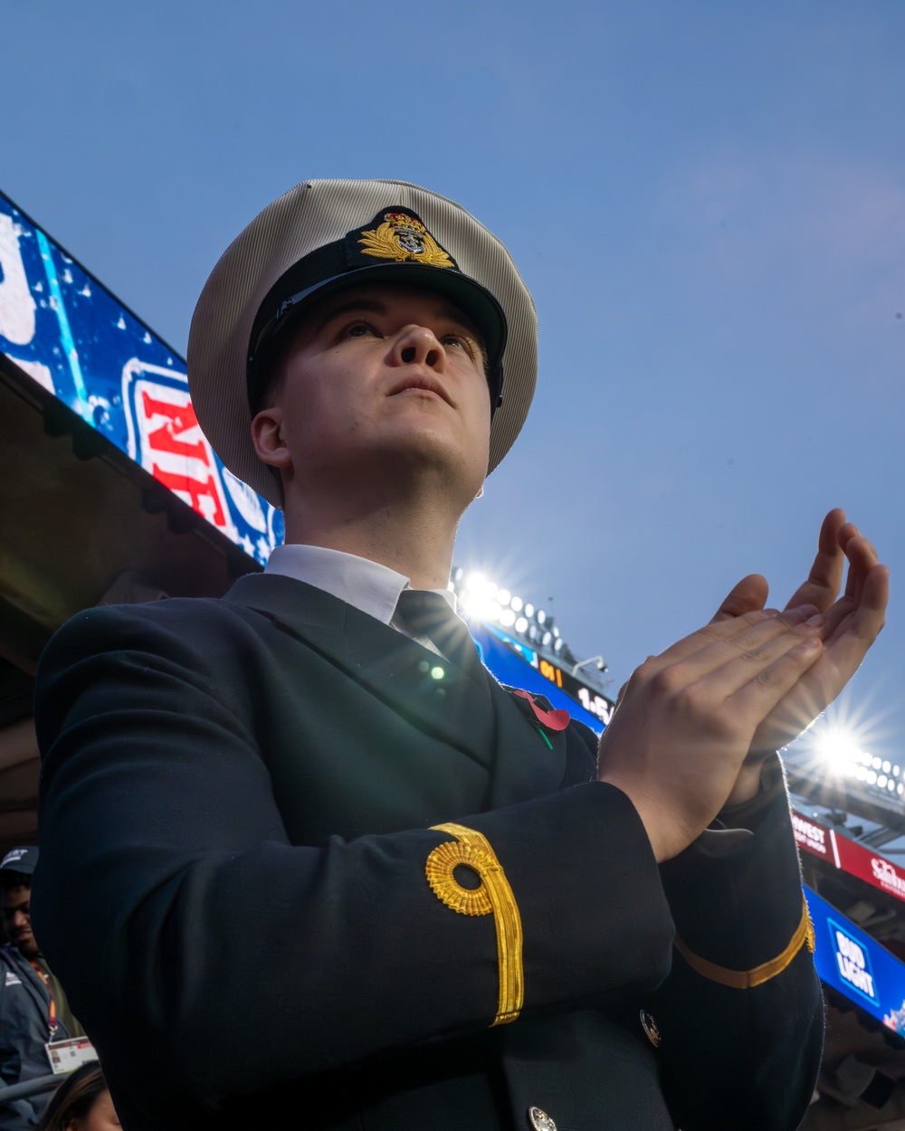 UK personnel attend Salute to Service observations