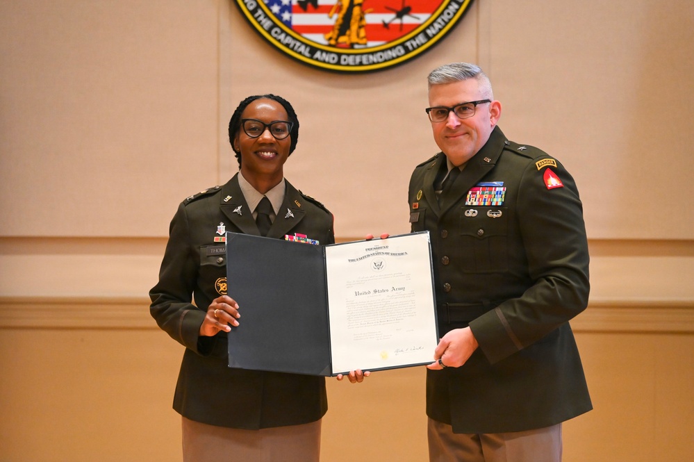 COL Nushat Thomas Promotion Ceremony