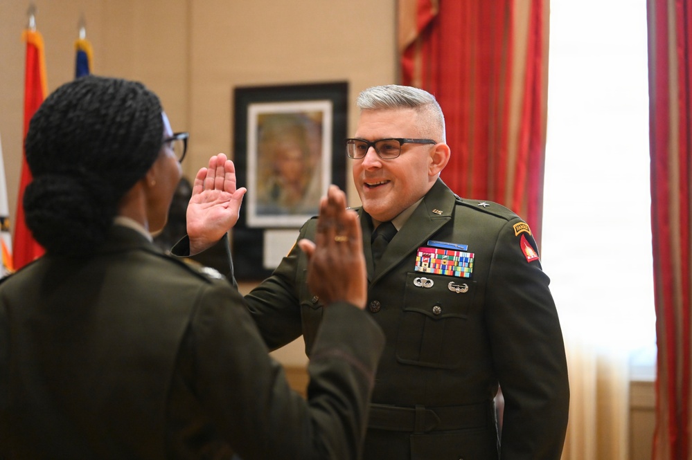 COL Nushat Thomas Promotion Ceremony