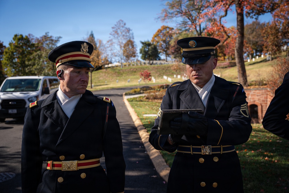 The Presidential Salute Battery participate in National Veterans Day Observance