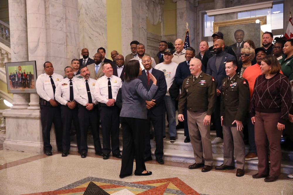 D.C. National Guard Joins Mayor Muriel Bowser in Honoring Veterans Serving the District