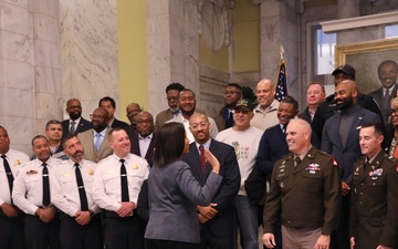 D.C. National Guard Joins Mayor Muriel Bowser in Honoring Veterans Serving the District