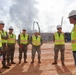 Civil Engineering Officers Take a Learning Tour of a Construction Site