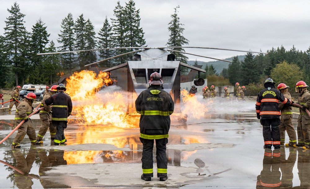 SUBGRU-9 Sailors Practice Firefighting Skills