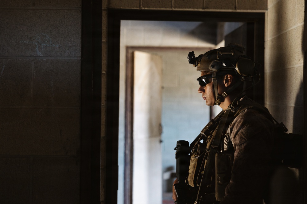 11th MEU Maritime Raid Force Conducts Ground Interoperability Training