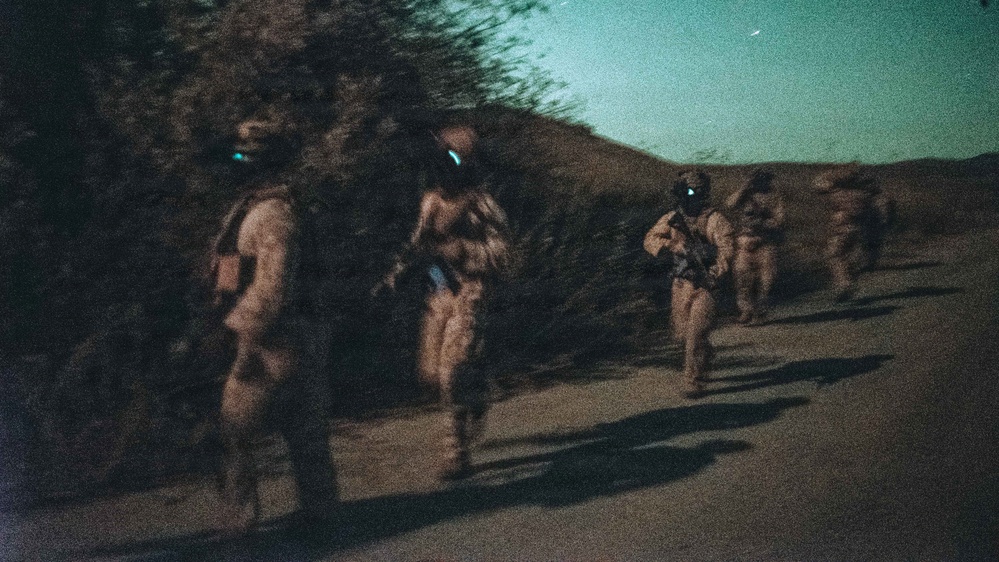 11th MEU Maritime Raid Force Conducts Ground Interoperability Training