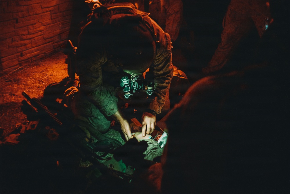 11th MEU Maritime Raid Force Conducts Ground Interoperability Training