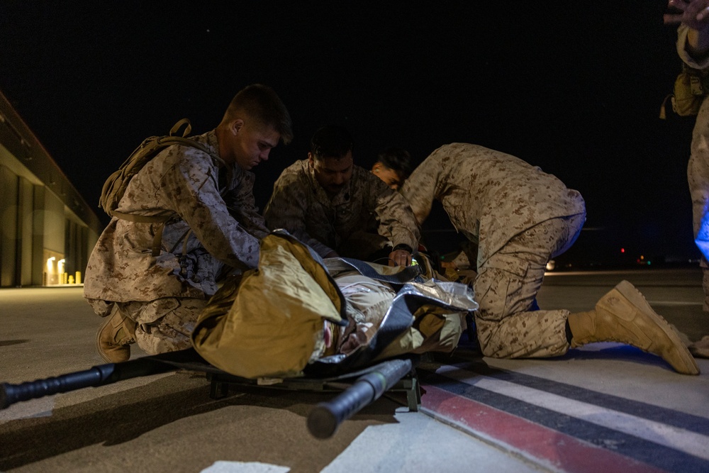 11th MEU Marines and Sailors conduct nighttime raid during RUT