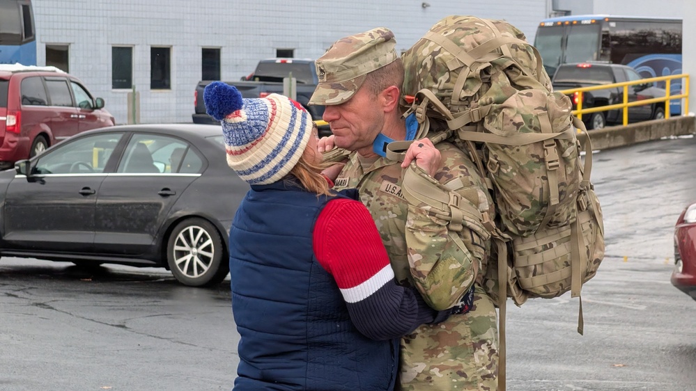 Buffalo-based National Guard Soldiers return home from Horn of Africa deployment on Veterans Day