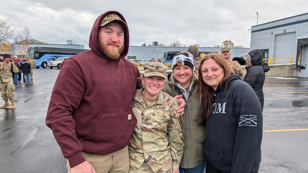 Buffalo-based National Guard Soldiers return home from Horn of Africa deployment on Veterans Day