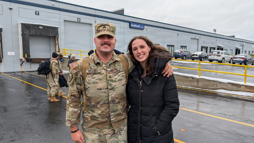 Buffalo-based National Guard Soldiers return home from Horn of Africa deployment on Veterans Day