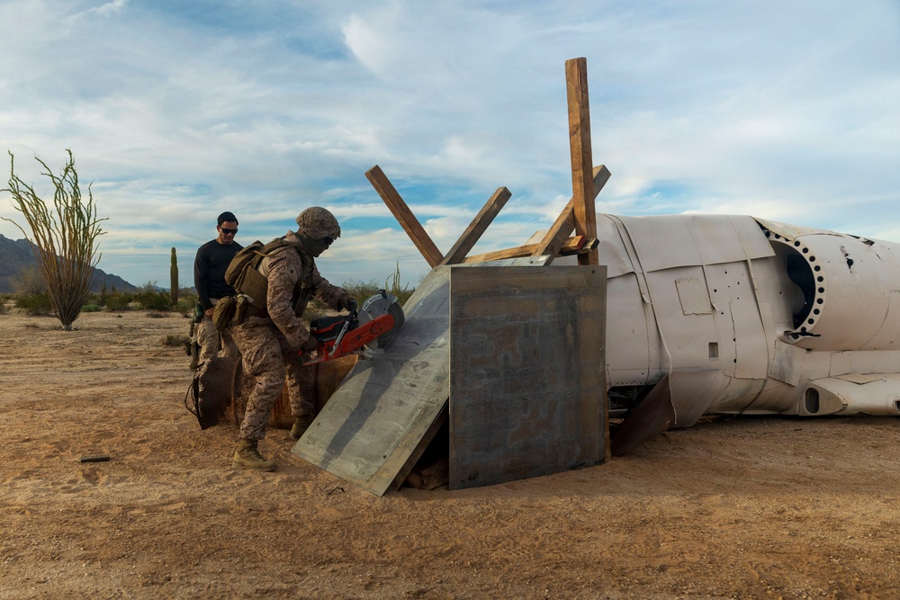11th MEU Marines conduct TRAP mission during RUT