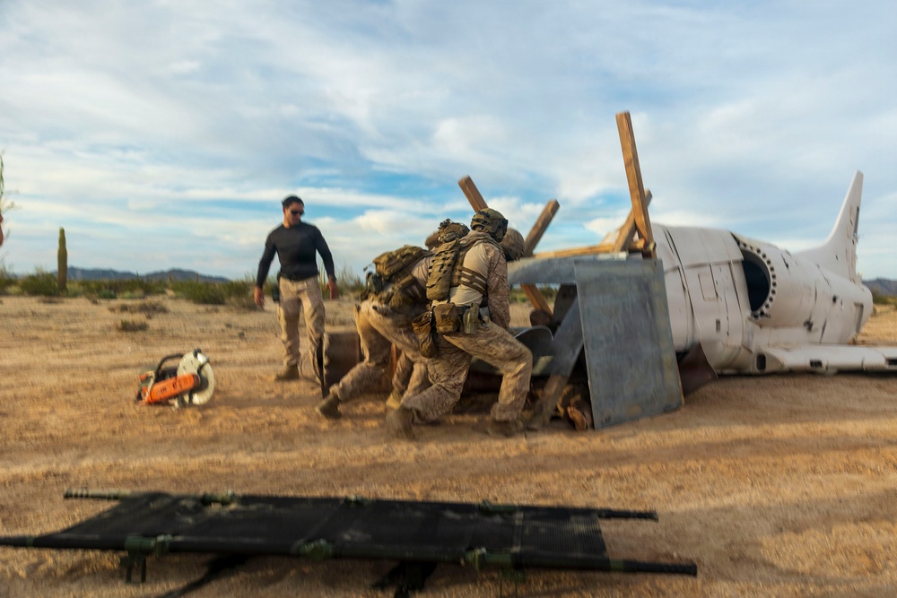 11th MEU Marines conduct TRAP mission during RUT