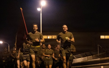 MACS-4 celebrates 250th Marine Corps Birthday with motivational run