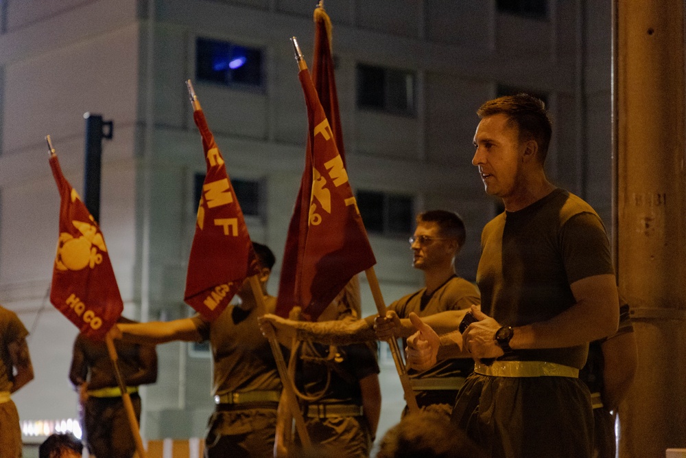 MACS-4 celebrates 250th Marine Corps Birthday with motivational run