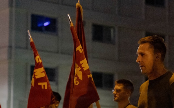 MACS-4 celebrates 250th Marine Corps Birthday with motivational run