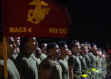 MACS-4 celebrates 250th Marine Corps Birthday with motivational run