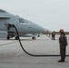 U.S. Marines conduct flight operations at Kunsan Air Base