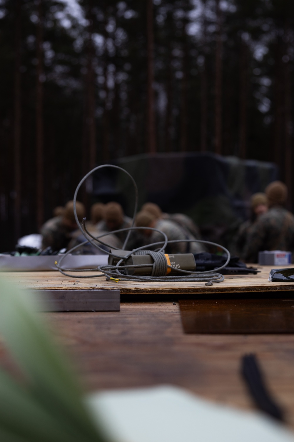 U.S. Marines deployed to the Baltic Sea hone demolition capabilities